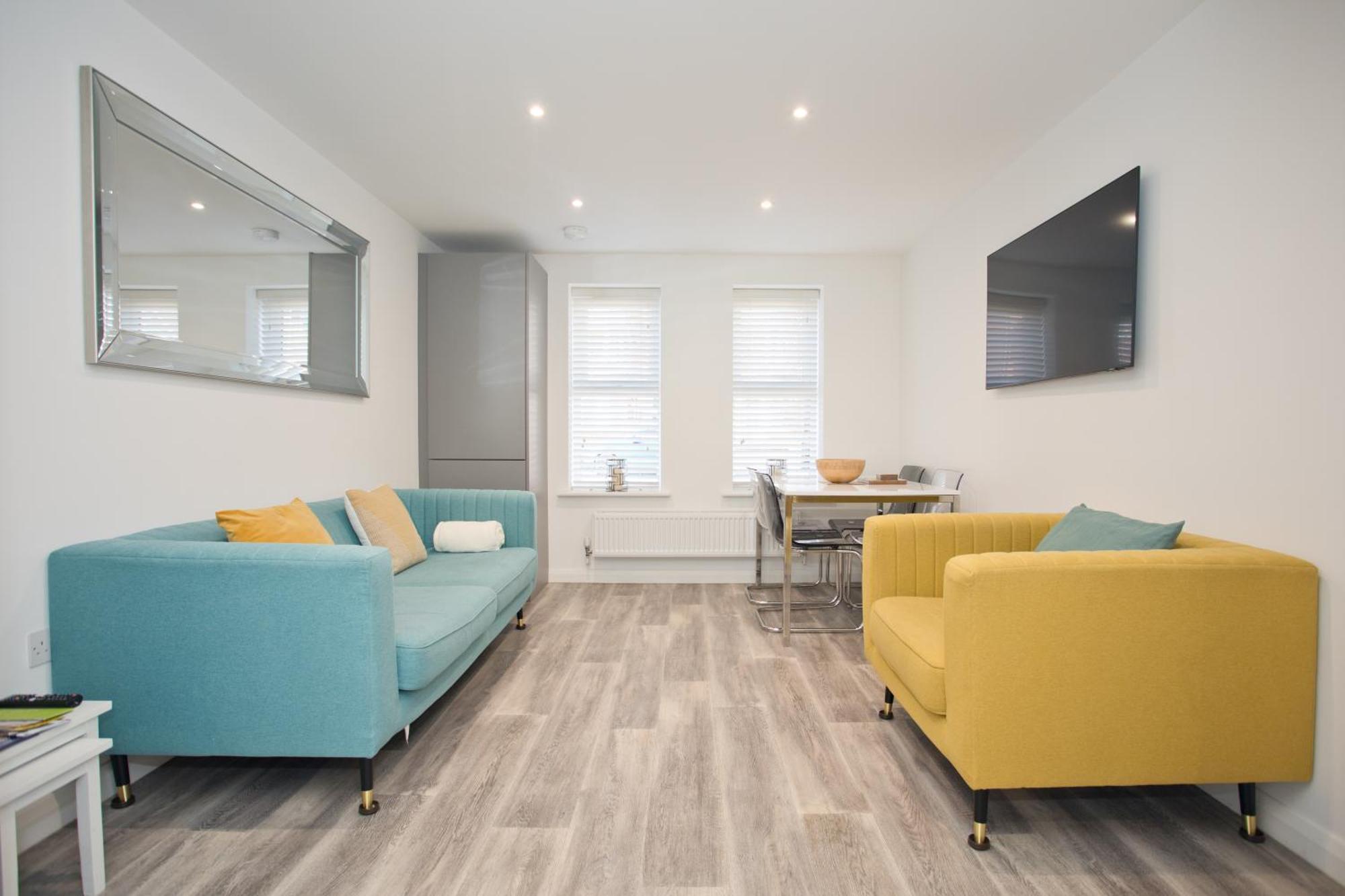 Sea Air - 2 Bedrooms - Parking - Mins To Beach Bournemouth Luaran gambar